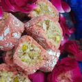 Taru Makhecha's cooksnap of when they made સ્ટફ્ડ ગુલકંદ રોઝ કેશ્યુ રોલ્સ(stuffed gulkand rose cashew roll recipe in gujarati).