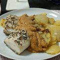 El cooksnap de Daniel González cuando hizo Lomo de bacalao con crema de mango y piña.