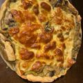 El cooksnap de gloria alarcon arredondo cuando hizo Quiche de champiñones.