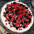 Zsófia Balta Cooksnap-ja, amikor elkészítette a(z) Sütés nélküli bogyós sajttorta receptet.