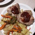 El cooksnap de Maria Hernandez cuando hizo Bondiola de cerdo a la barbacoa.