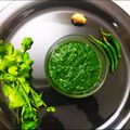 Parul Patel's cooksnap of when they made કોથમીર-ફુદીના ચટણી.