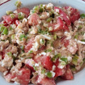 El cooksnap de Elena C cuando hizo Pipirrana de Jaén.
