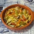 El cooksnap de Gilbert (Aprenent a la vida 📚♻️☯️) cuando hizo Ensalada de berenjena y pimientos marroquí.