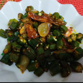 Dipti Mehrotra का कुकस्नैप जब उन्होंने मसाला भिंडी (masala bhindi recipe in hindi) बनाया था।