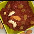  Chef Richa pathak. का कुकस्नैप जब उन्होंने गाजर का हलवा (gajar ka halwa recipe in Hindi) बनाया था।