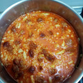 El cooksnap de Mariana cuando hizo Arroz con habichuelas.