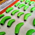 Cooksnap dari Bella's Kitchen 🎂 untuk resep Kue Semprit Ulat Daun Pisang (Happycall/Teflon)