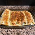 El cooksnap de Carolius cuando hizo Canelones de ricota, espinaca y jamón.