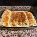 El cooksnap de Carolius cuando hizo Canelones de ricota, espinaca y jamón.