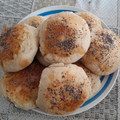 El cooksnap de Angeles cabrera cuando hizo Pan de hamburguesa brioche.