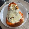 El cooksnap de Abril Coronel cuando hizo Calabaza rellena (Zapallo anco).