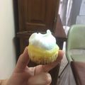 El cooksnap de Carolina Herrera cuando hizo Lemon pie.