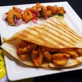 Bushra Jawad's cooksnap of when they made Chicken wreps roll.