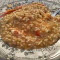 El cooksnap de Chus cuando hizo Arroz caldoso con gambones.