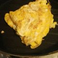 El cooksnap de Barbi cuando hizo Omelette.