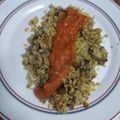 El cooksnap de MariadeGrazia cuando hizo Falso arroz de coliflor con setas, tomate y huevo a la plancha.
