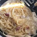 รูป Cooksnap ของ Moo Narisara เมื่อเขาทำ สปาเกตตีคาโบนาร่า