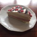 El cooksnap de Maite cuando hizo Tarta de frambuesa con grosellas 🍰⭐️❤️.