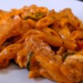 Cal's cooksnap of when they made One pot New Orleans cajun pasta.