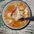 El cooksnap de Natalia Yarussi cuando hizo Pescado en escabeche.