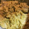 El cooksnap de Rita cuando hizo Pollo dorado con arverjitas verdes.