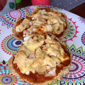 El cooksnap de Adriana Arellanes cuando hizo Pizza con masa de avena.