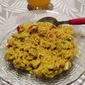 El cooksnap de Valentina cuando hizo Arroz con pollo especiado.