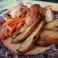 El cooksnap de Marisol Melgarejo cuando hizo Papas rústicas.