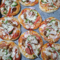 Khalida Misbah's cooksnap of when they made Mini pizza.