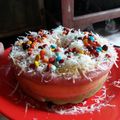 Cooksnap dari Thika Veyot untuk resep Bolu Kukus Pelangi