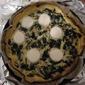 El cooksnap de Sofi cuando hizo Quiche de espinacas, cebolla y queso de cabra.