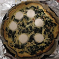 El cooksnap de Sofi cuando hizo Quiche de espinacas, cebolla y queso de cabra.