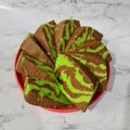 Cooksnap dari Shanty Chan untuk resep Bolu kukus putih telur coklat pandan