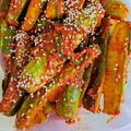 Cooksnap dari Ilmi H untuk resep Oisobagi kimchi 오이소박이 김치 - Cucumber Kimchi