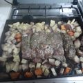 El cooksnap de Analía Garavano cuando hizo Entrecot al horno con papa y boniato zanahoria 🇺🇾.