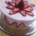 El cooksnap de Paula Firpo cuando hizo Torta mousse "Carrousel de frutillas".
