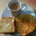Saba Butt's cooksnap of when they made Onion omelette with bread.