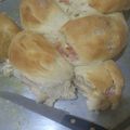 El cooksnap de Romina Conti cuando hizo Pan trenzado relleno.