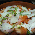 El cooksnap de chimo Megias cuando hizo Judías verdes salteadas con pavo y queso.