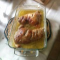 El cooksnap de Mascomiera cuando hizo Pollo al horno con salsa de mostaza y miel.