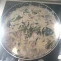 El cooksnap de paulitagabbana cuando hizo Champiñones con espinacas.