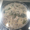 El cooksnap de paulitagabbana cuando hizo Champiñones con espinacas.