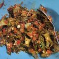 Cooksnap Nur Afni Syafinaz semasa beliau membuat Kacang Botol masak Belacan.