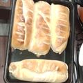 El cooksnap de Bren Alcaráz cuando hizo Pan con jamón y queso 😋.