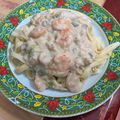 Cooksnap Zania Shafei semasa beliau membuat Spaghetti Carbonara.