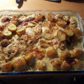 El cooksnap de Lidia Pardo cuando hizo Salmón al horno con champiñones y bacon.