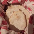 El cooksnap de Sofia Donoso cuando hizo Pan pita Cristina.