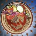 Evelyne's cooksnap of when they made Simple Pilau.