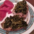 Cooksnap από Cleopatra στη συνταγή Βραστά χόρτα με ψημένο ψωμί